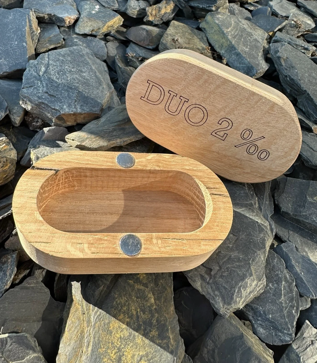 Lesena škatlica DUO 2 ‰